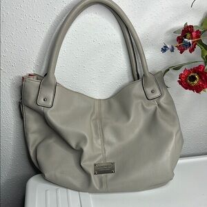 Nine West Gray Shoulder Bag with Hobo Style